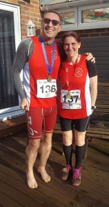 Michael & Sandra Lees ran the Coalville 10k