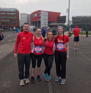 Clowne Road Runners at Manchester Marathon
